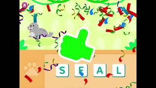 SORT the LETTERS complete WORDS game with Kokoro Kids