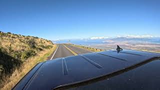 HD Scenic drive gaining elevation up to Haleakala. Amazing vistas!