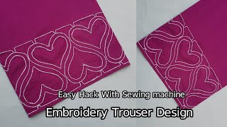 Cotton trouser design cutting & Stitching | Eid special New trouser design | Sewing tricks