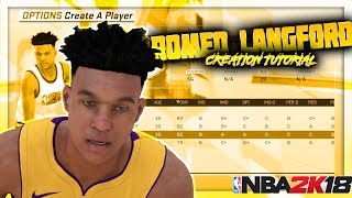 NBA 2K18 - Romeo Langford Creation Tutorial