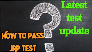 How to pass job ready program | what are the supervisor responsibilities on the test day | jrp test