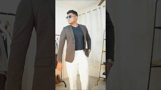 How to wear a blazer casually | Blazer outfits men #viralfashion #menfashionideas #styletips #viral