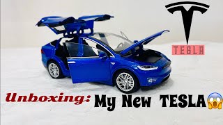 New TESLA Unboxing 😍#teslamodels #tesla #unboxing