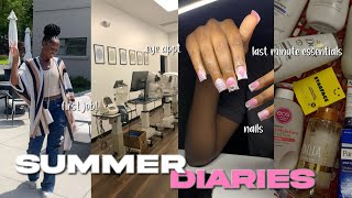 SUMMER DIARIES 001 || first ever job, eye appt, small maintenance