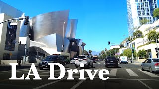 Los Angeles Drive 4k - Driving Downtown