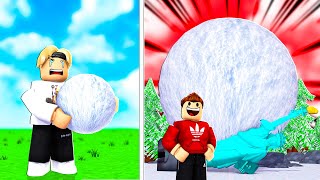 DER GRÖẞTE SCHNEEBALL DER WELT?! (Roblox)