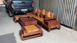 Sofa gỗ tại xưởng Hà Nội- zalo 0976212096