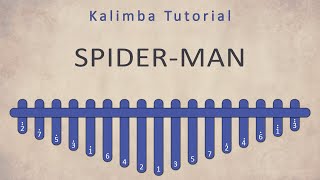 Spider-Man Theme Song | Kalimba Academy Tutorials