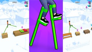 Stilts Run Gameplay Mobile Game Walkthrough All Levels Android Ios #1