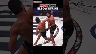 Muay Thai - elbow strike. #muaythai #mma #kickboxing #boxing