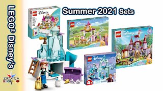 New LEGO Disney Summer 2021 Sets | LEGO 43193 43194 43195 43196