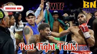 Shakur Stevenson vs Edwin De Los Santos & Robson Conceição vs Emmanuel Navarrete post fight Talk