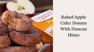 Baked Apple Cider Donuts with Duncan Hines Cake Mix