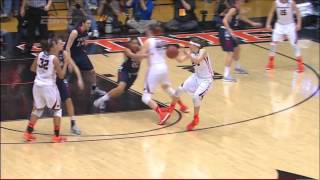 NCAA W Gonzaga vs Oregon State Top Of Key Illegal Screen From Lead