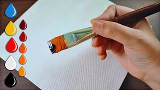 Painting a Beautiful Solar Eclipse  / Acrylic Painting For Beginners #52