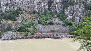 VIDEO 5000!!!! CPKC 149 W/ Army Veterans Unit In The Fraser Canyon BC Canada 15JUN24 CP 8893 Leading