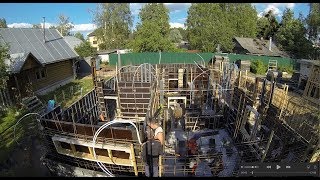 Опалубка сборка Монолитный цокольный этаж Фундамент часть 11 Building formwork part 11