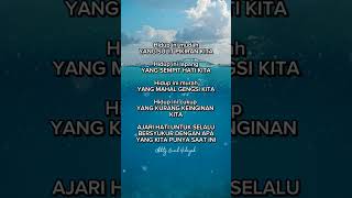 Ajari hati untuk selalu bersyukur#feedshorts #viral #quotes #belajarislam #katakatabijak