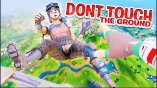 Fortnite Don't Touch the Ground Challenge Almost Won Day 3