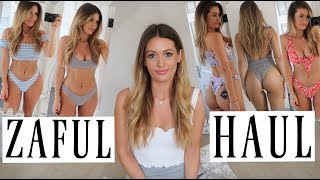 ZAFUL SWIMWEAR HAUL AND TRY ON - BIKINI & SWIMSUIT