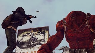 Fallout 3 Modded Survival - Super Mutant Gargantuan (Boss Fight)