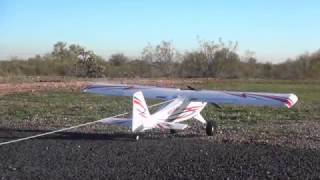 Towing Gliders with the E-flite Timber.