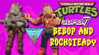 Super 7 Ultimates TMNT  Bebop and Rocksteady Open and Review with Comparison | Nascent Toy Collector