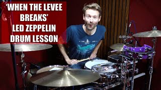 'When the Levee Breaks' - Led Zeppelin - Drum Lesson