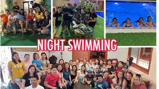 NIGHT SWIMMING AT JERICHO ISRAEL