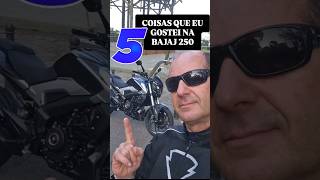 5 COISAS QUE EU GOSTEI BASTANTE NA NOVA BAJAJ DOMINAR 250! #bajaj #dominar250 #dominarbrasil