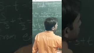 |NCERT| maths |class 10| Chapter 3| Pair of linear equations in two variable| Ex3.1|  1 #shortsfeed