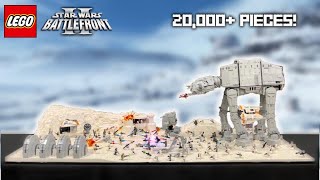 Building Battlefront 2 Hoth in 12 Minutes! LEGO Star Wars MOC Speed Build