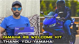 Yamaha R3 Welcome kit - Let's see what's inside |