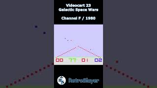 Videocart 23: Galactic Space Wars Gameplay  #retrogaming #channelf #galacticspacewars