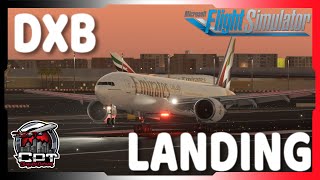 Epic PMDG 777 Emirates Landing in Dubai | Stunning 4K Approach