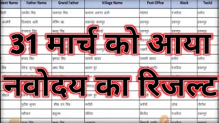 नवोदय रिजल्ट आ गया Navodaya Result 2024 Navodaya class 6th Result Date Navodaya Result Kab aayega