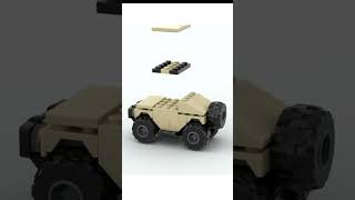 Micro LEGO Humvee