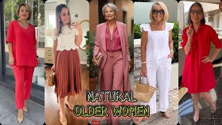 Stylish Looks for 60+ 💄✨ Summer Outfits for Older Women