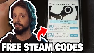 Free $100 Steam Codes | How to get FREE Steam Gift Card Codes 2024!