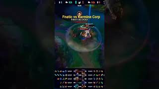 Fnatic vs Karmine Corp Primera Sangre Razork #leagueoflegends #lol #lec #shorts #europe #esports