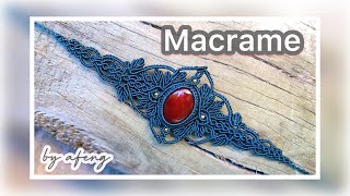 Macrame by Afeng: 2021-15｜Macrame Tutorial｜Macrame Bracelet｜Dream of Leaves 2｜编绳｜DIY｜