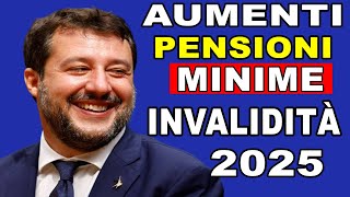 USCITO ORA (01 Luglio 2024): Aumenti Pensioni 2025 - Novità INPS su Minime e Invalidità. Tutti