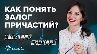 Залог причастий: действительный и страдательный | TutorOnline