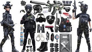 Special Police Weapons Toy set Unboxing!Full Tactical Gear!#toys #policetoys  #toyreview