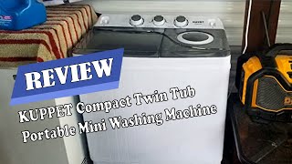 KUPPET Compact Twin Tub Portable Mini Washing Machine Review 2020