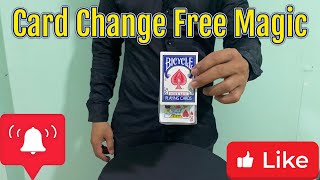 Free Magic Tutorial Card Change in box