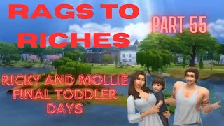 Sims 4: Rags To Riches - Part 55 - Final Toddler Days #sims4