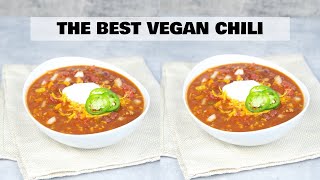 The Best Vegan Chili | Pretty Brown Vegan