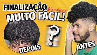 COMO FAZER a FINALIZAÇÃO do BELEZA NATURAL no CABELO CACHEADO e CRESPO