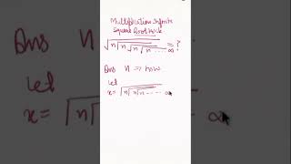 multiplication infinite square root tricks#shorts #mathstricks #multiple #csat#upsc #jkssb #ssc